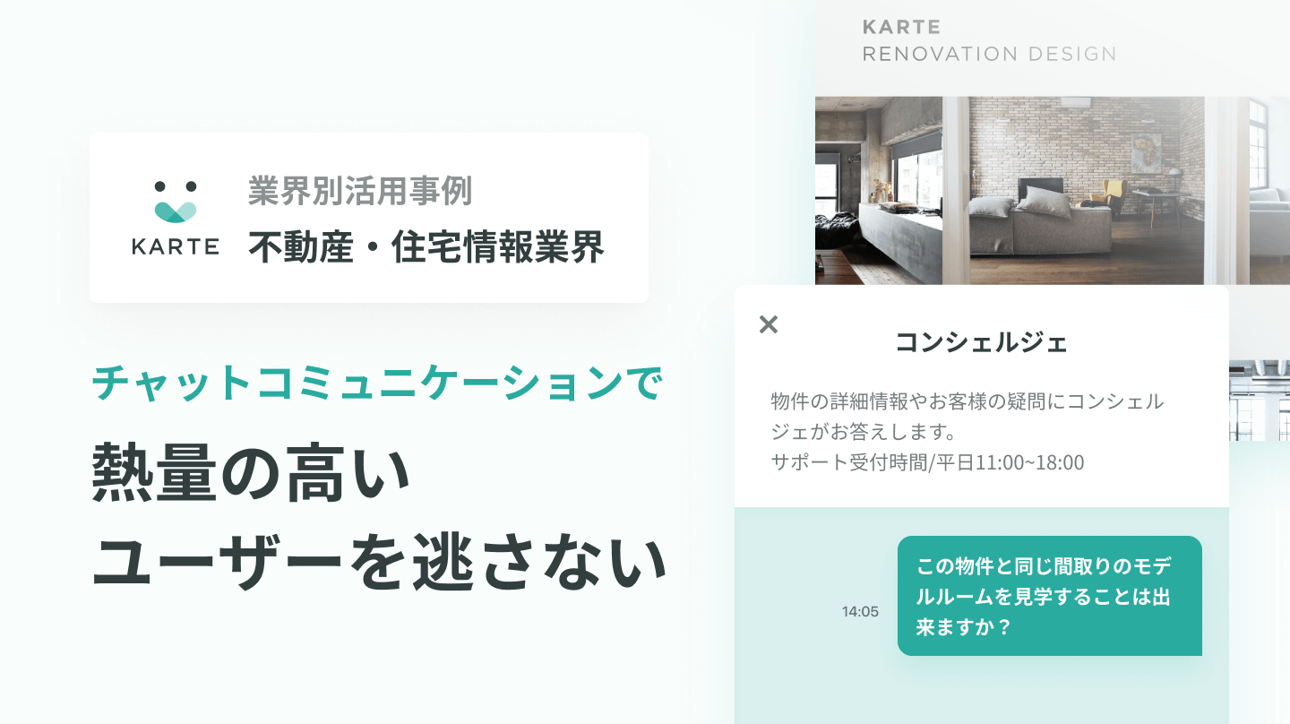 不動産・住宅情報業界 活用事例集イメージ