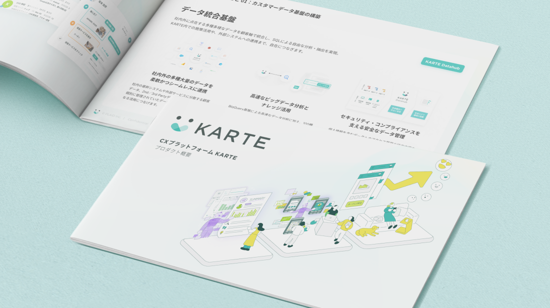 KARTEプロダクト概要 資料イメージ